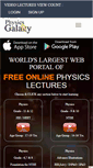 Mobile Screenshot of physicsgalaxy.com